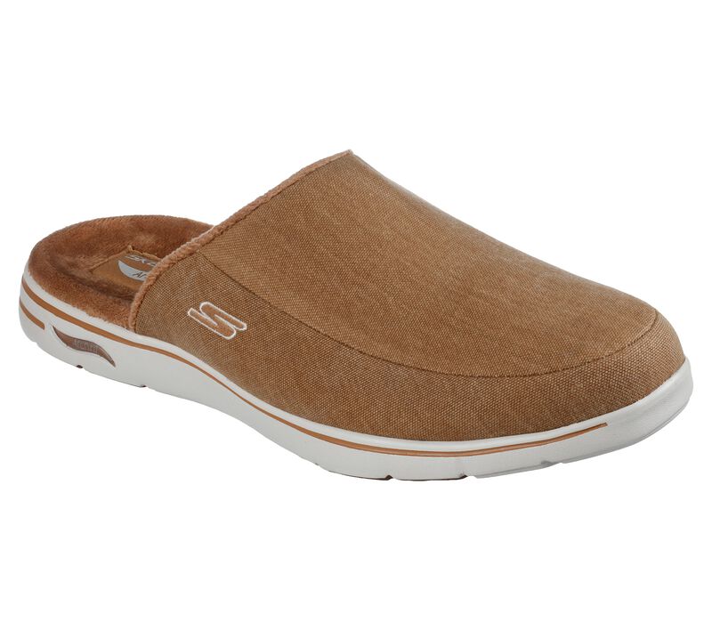 Pánské Pantofle Skechers Arch Fit Lounge Hnědé | CZ.249110 WTN